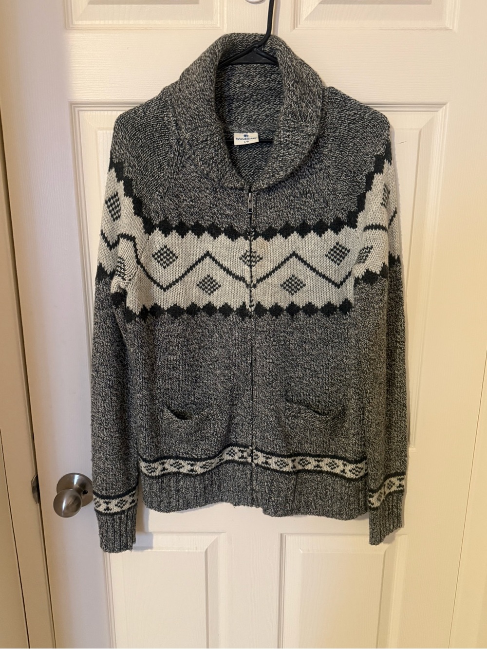 WindRiver Gray Marled Knit Cardigan
